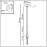 Уличный светильник ODEON LIGHT DISC 7189/6GL