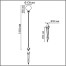 Уличный светильник ODEON LIGHT NATURE DANDE 7121/2GLB