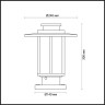 Уличный светильник ODEON LIGHT NATURE MITO 4047/1B