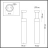 Уличный светильник ODEON LIGHT NATURE TION IP65 LED 10W 4000K AC85-265V, черный/металл