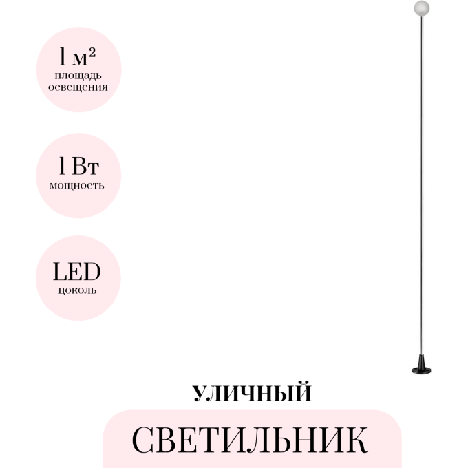 Уличный светильник ODEON LIGHT NOTTE 7123/1GLA