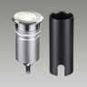 Встраиваемый грунтовый светильник ODEON LIGHT NATURE INGRO IP67 LED 3W 4000K 12V/24V черный/металл